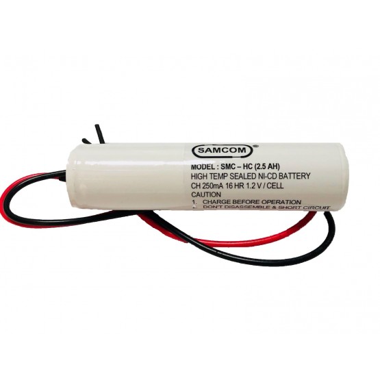 NICKEL CADMIUM BATTERY 2.4V 2.5AH - L2C