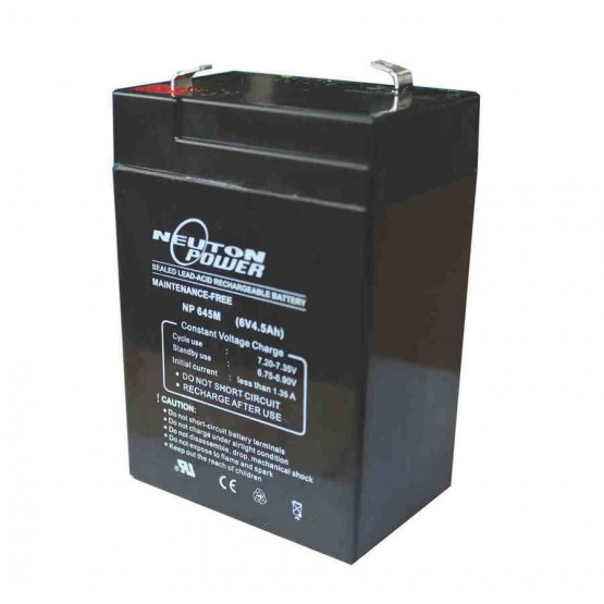 SEALED LEAD ACID BATTERY 6V 4.5AH