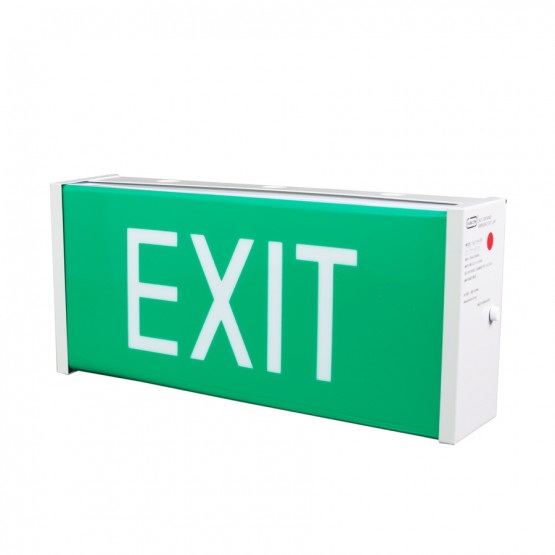 Emergency Luminaire with Exit Sign