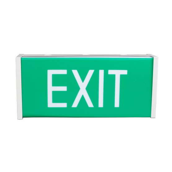 Emergency Luminaire with Exit Sign