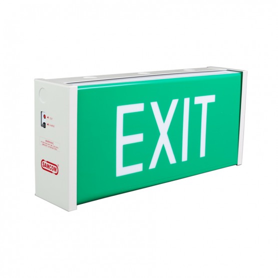 Emergency Luminaire with Exit Sign