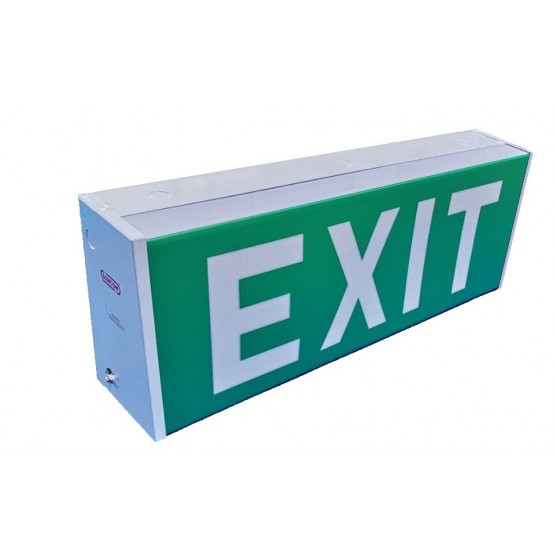 Emergency Luminaire with Exit Sign