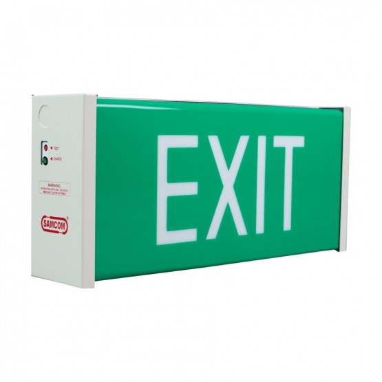 Emergency Luminaire with Exit Sign