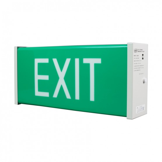 Emergency Luminaire with Exit Sign