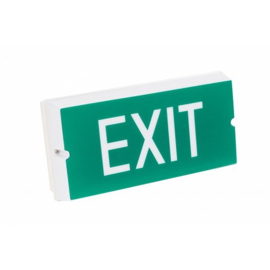 Emergency Luminaire with Exit Sign