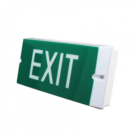 Emergency Luminaire with Exit Sign