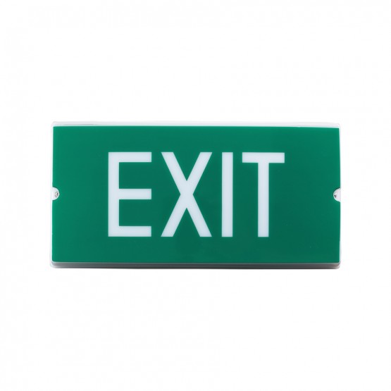 Emergency Luminaire with Exit Sign