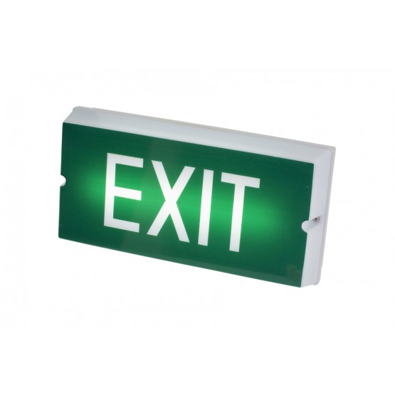 Emergency Luminaire with Exit Sign