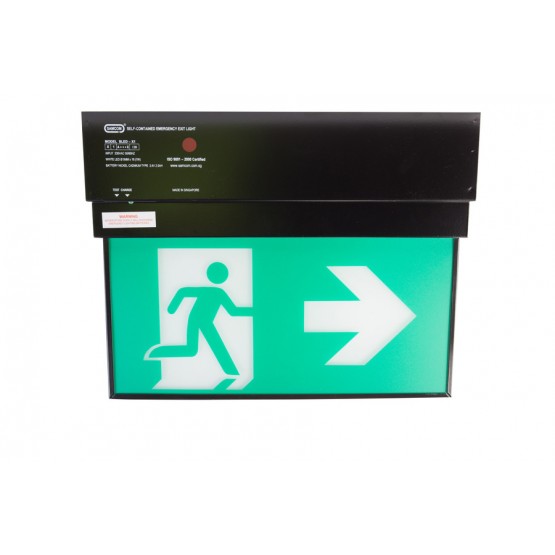 Emergency Luminaire with Exit Sign