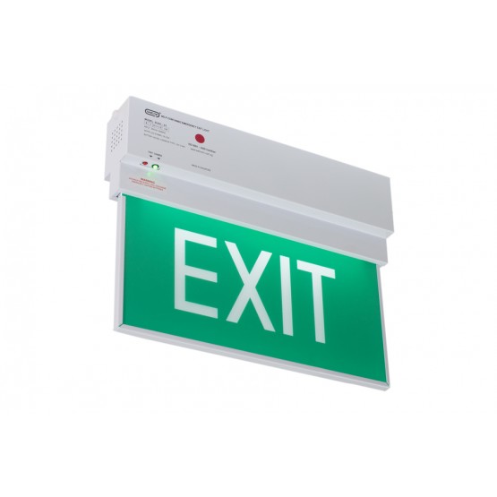 Emergency Luminaire with Exit Sign