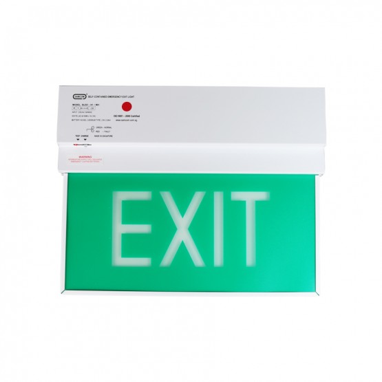 Emergency Luminaire with Exit Sign