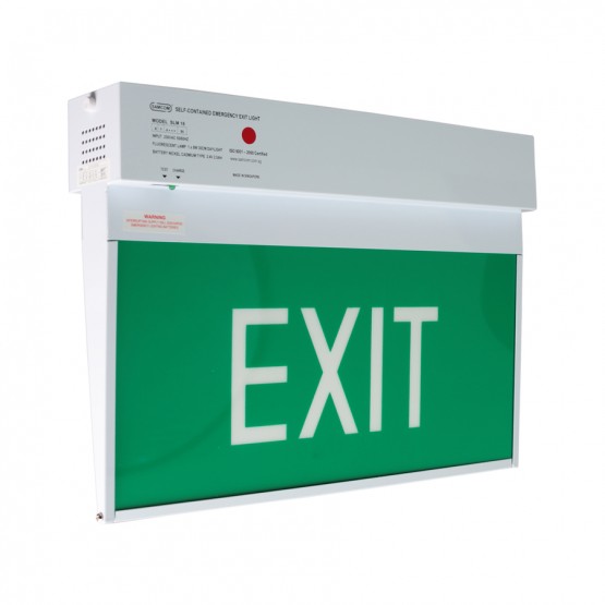 Emergency Luminaire with Exit Sign