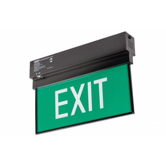 Emergency Luminaire with Exit Sign