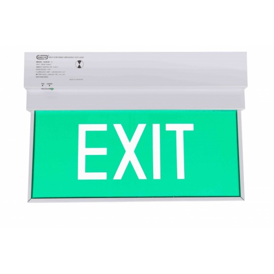 Emergency Luminaire with Exit Sign