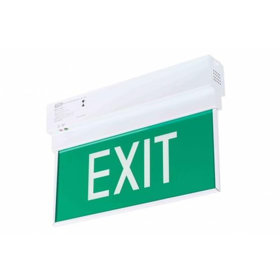 Emergency Luminaire with Exit Sign