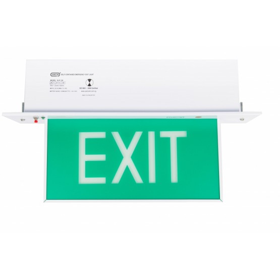 Emergency Luminaire with Exit Sign