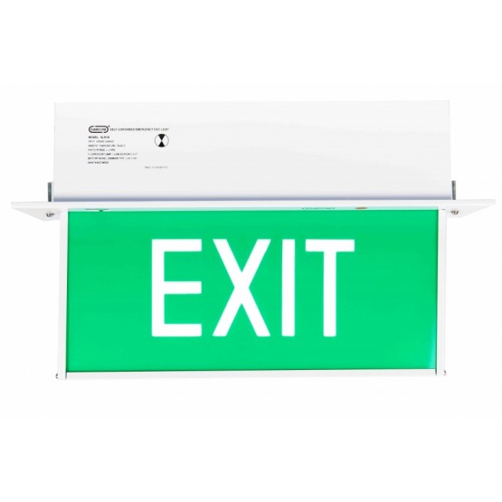 Emergency Luminaire with Exit Sign